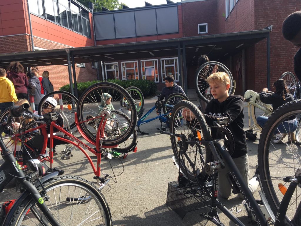 Fahrrad fahren mit Köpfchen! Realschule im Kreuzviertel